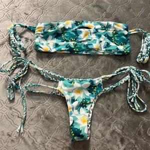 Moana bikini pastel piranha set size large